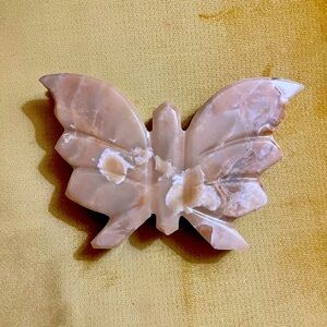 Alabaster Butterfly Letter Holder